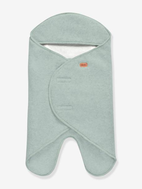 Couverture Babynomade double polaire Dusty rose+Heather grey+vert sauge 12 - vertbaudet enfant 