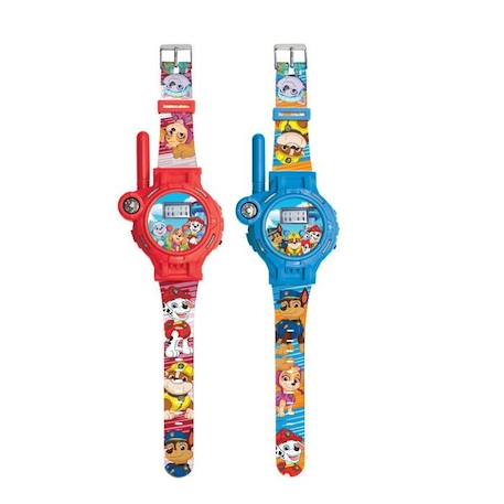 Montre 2 en 1 Walkie Talkie Pat’ Patrouille 200m BLEU 1 - vertbaudet enfant 