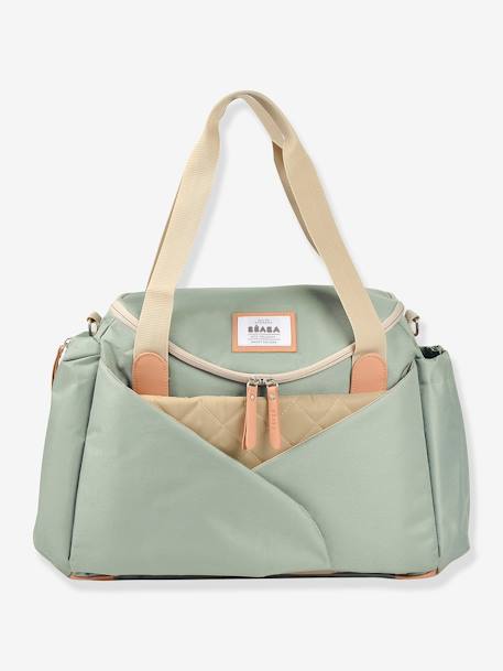 Sac à langer Sydney II beige imprimé+vert sauge 9 - vertbaudet enfant 