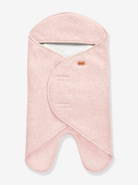 Couverture Babynomade double polaire Dusty rose+Heather grey+vert sauge 1 - vertbaudet enfant 