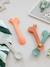 Lot de 2 cuillères en silicone Lalee orange+vert 1 - vertbaudet enfant 