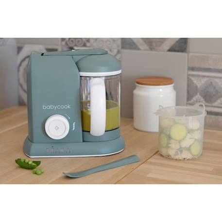 BEABA, Babycook Solo, Robot bébé 4 en 1, Cuiseur, Mixeur - Eucalyptus VERT 4 - vertbaudet enfant 