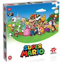 Jouet-Jeux éducatifs-SUPER MARIO AND FRIENDS Puzzle 500 pièces