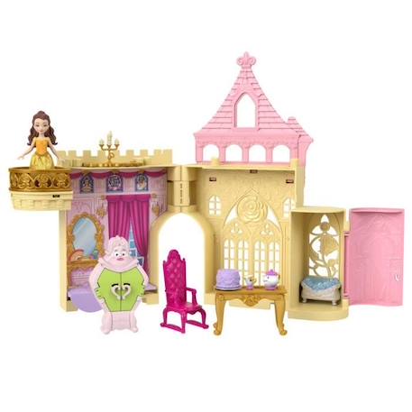 Princesse Disney  - Coffret Histoire Chateau De Belle - Mini Univers - 3 Ans Et + ROSE 1 - vertbaudet enfant 