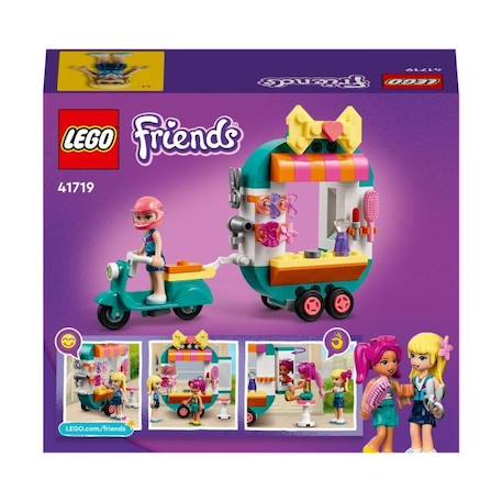 LEGO® 41719 Friends La Boutique de Mode Mobile, Jouet de Petit Salon de Coiffure pour Mini-poupées d'Heartlake City, dès 6 Ans BLEU 6 - vertbaudet enfant 