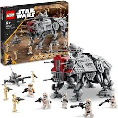Jouet-Jeux d'imagination-LEGO 75337 Star Wars Le Marcheur AT-TE, Jouet, Figurines Droïdes de Combat, Clone Trooper, La Revanche des Sith, Enfants Dès 9 Ans