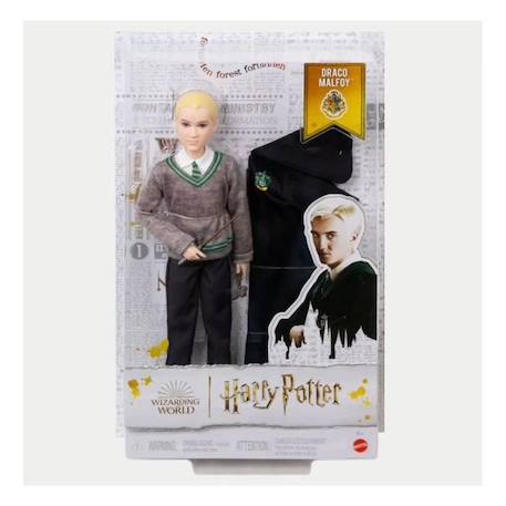 Harry Potter - Poupee Drago Malefoy - Poupée Mannequin - 3 Ans Et + NOIR 3 - vertbaudet enfant 