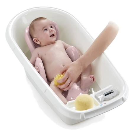 THERMOBABY Transat de bain babycoon® - Rose poudré ROSE 2 - vertbaudet enfant 