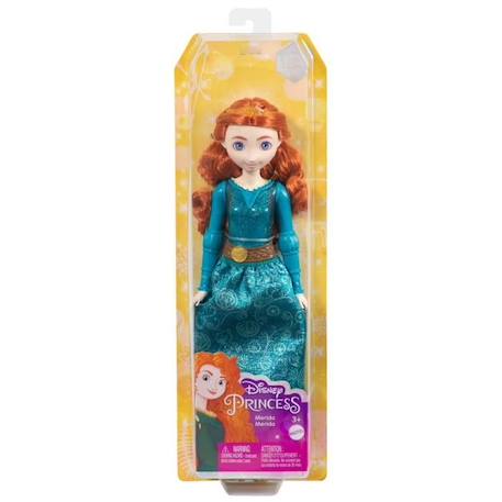 Poupée Merida Disney Princess - 29cm - Tenue pailletée vert canard - Pour enfants de 3 ans et plus BLANC 2 - vertbaudet enfant 