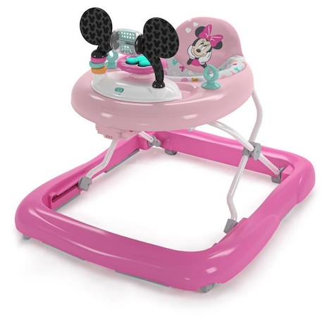 BRIGHT STARTS Trotteur bébé Disney baby Minnie - Lumineux et Musical - 61 x 69 x 63 cm - Multicolore - Dès 6 mois ROSE 4 - vertbaudet enfant 