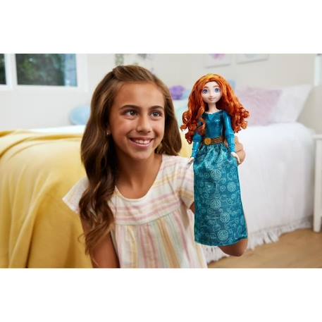 Poupée Merida Disney Princess - 29cm - Tenue pailletée vert canard - Pour enfants de 3 ans et plus BLANC 4 - vertbaudet enfant 