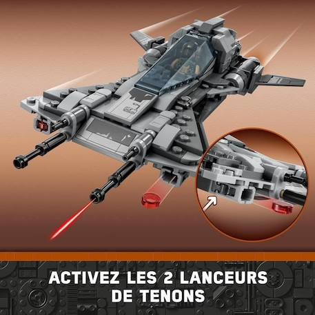 LEGO® Star Wars 75346 Le Chasseur Pirate, Jouet avec Minifigurines Pilote et Vane, Le Mandalorien BLANC 5 - vertbaudet enfant 