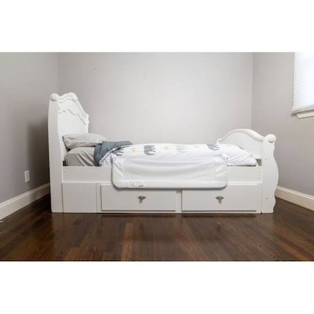 Barrière de lit Dreambaby Maggie  - lits encastrés et aux lits plats- Mesurant 110 cm de large et 50 cm de haut BLANC 2 - vertbaudet enfant 