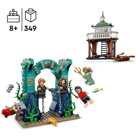 LEGO® Harry Potter 76420 Le Tournoi des Trois Sorciers : le Lac Noir, Jouet avec Bateau et 5 Figurines NOIR 3 - vertbaudet enfant 