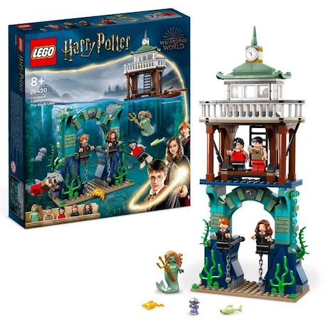 LEGO® Harry Potter 76420 Le Tournoi des Trois Sorciers : le Lac Noir, Jouet avec Bateau et 5 Figurines NOIR 1 - vertbaudet enfant 