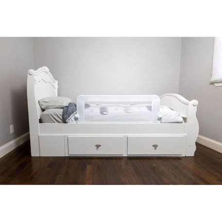 Barrière de lit Dreambaby Maggie  - lits encastrés et aux lits plats- Mesurant 110 cm de large et 50 cm de haut BLANC 4 - vertbaudet enfant 