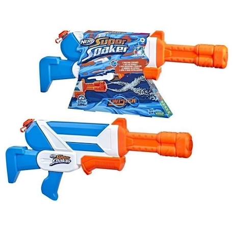 Pistolet à eau Twister - NERF Super Soaker - Jeux d'eau extérieurs pour s'arroser l'été BLANC 2 - vertbaudet enfant 