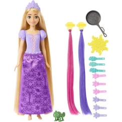 Jouet-Poupons et poupées-Poupons et accessoires-Princesse Disney  - Raiponce Chevelure Fabuleuse  - Poupées Mannequins - 3 Ans Et +
