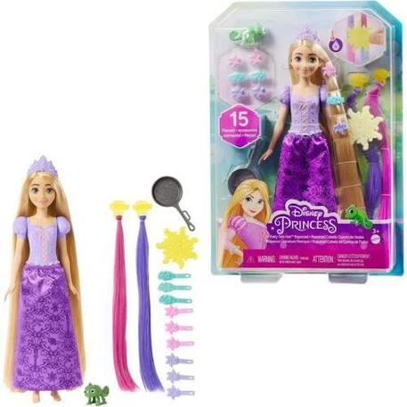 Princesse Disney  - Raiponce Chevelure Fabuleuse  - Poupées Mannequins - 3 Ans Et + VIOLET 2 - vertbaudet enfant 