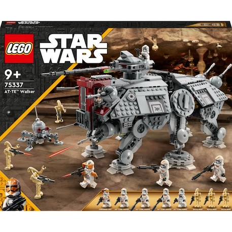 LEGO 75337 Star Wars Le Marcheur AT-TE, Jouet, Figurines Droïdes de Combat, Clone Trooper, La Revanche des Sith, Enfants Dès 9 Ans GRIS 4 - vertbaudet enfant 