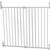 DREAMBABY Barrière de sécurité Extra large BROADWAY Gro Gate - A visser -  L 76/134,5 x H 76 cm - Blanche BLANC 1 - vertbaudet enfant 