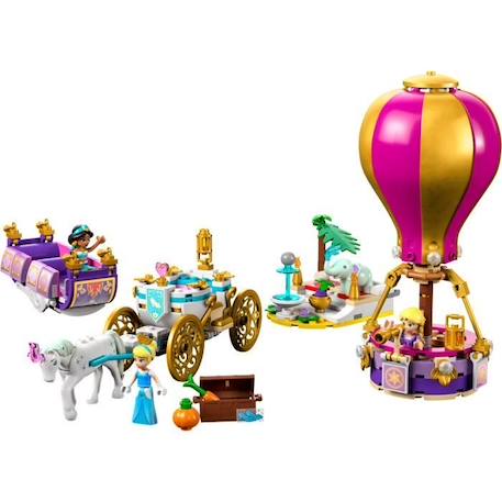 LEGO® Disney Princesse 43216 Le Voyage Enchanté des Princesses, Jouet avec Cheval, et Figurines BLANC 2 - vertbaudet enfant 