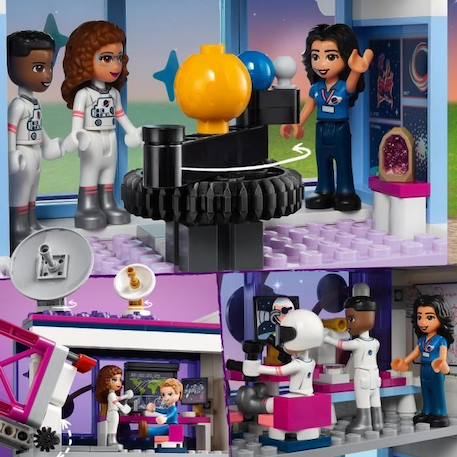 LEGO 41713 Friends L’Académie de l’Espace d’Olivia, Jouet sur l'Espace, avec Fusée et Simulateur, Cadeau Enfants Dès 8 Ans BLANC 4 - vertbaudet enfant 