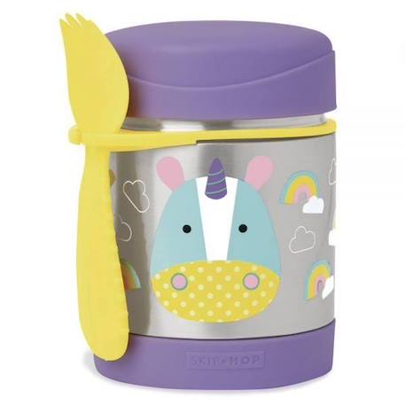 Skip Hop - Zoo thermos repas Licorne VIOLET 1 - vertbaudet enfant 