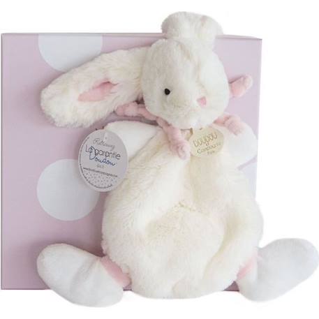 Doudou et Compagnie - Lapin Bonbon - Doudou Rose ROSE 1 - vertbaudet enfant 