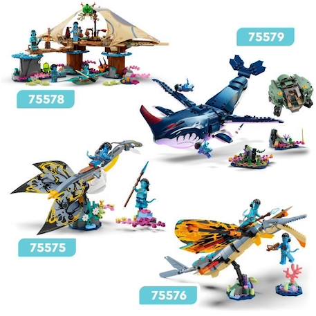 LEGO® Avatar 75575 La Découverte de l’Ilu, Jouet, avec Minifigurines, La Voie de l'Eau BLANC 5 - vertbaudet enfant 