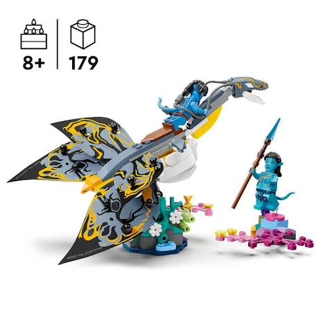 LEGO® Avatar 75575 La Découverte de l’Ilu, Jouet, avec Minifigurines, La Voie de l'Eau BLANC 2 - vertbaudet enfant 