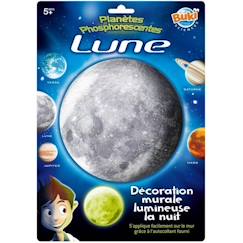 Linge de maison et décoration-Décoration-Planètes phosphorescentes : Lune