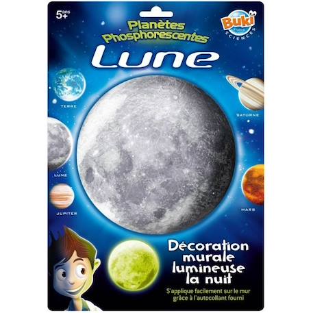 Planètes phosphorescentes : Lune GRIS 1 - vertbaudet enfant 