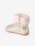 Boots enfant fille fourrées zippées beige doré+marron 3 - vertbaudet enfant 