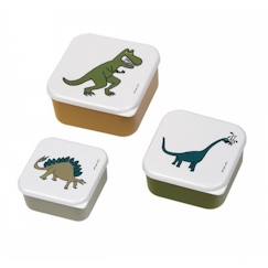 -Petit Jour - Set de 3 Lunch box Les dinosaures