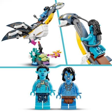 LEGO® Avatar 75575 La Découverte de l’Ilu, Jouet, avec Minifigurines, La Voie de l'Eau BLANC 4 - vertbaudet enfant 