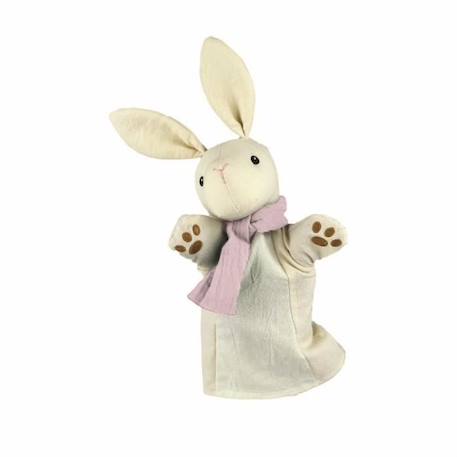 Marionnette Lapin blanc en coton - Egmont Toys - 160113 - Pour Enfant - Garantie 2 ans BLANC 1 - vertbaudet enfant 
