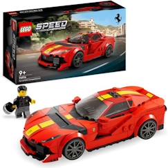 -LEGO® Speed Champions 76914 Ferrari 812 Competizione, Kit de Maquette de Voiture de Sport