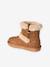 Boots enfant fille fourrées zippées beige doré+marron 9 - vertbaudet enfant 
