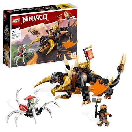 LEGO® NINJAGO 71782 Le Dragon de Terre de Cole – Évolution, Jouet avec 2 Minifigurines BLANC 1 - vertbaudet enfant 