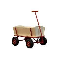 Chariot de Transport en Bois pour Enfant - AXI Billy Rouge - Capacité 100 kg  - vertbaudet enfant