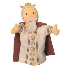 Jouet-Jeux d'imagination-Marionnette à main Roi - Egmont Toys - 25 cm - Pour enfants dès 12 mois - Blanc