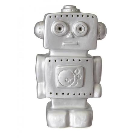 Lampe robot argent - EGMONT - Pour bébé à partir de 3 ans - 38x6x29cm - Piles GRIS 1 - vertbaudet enfant 
