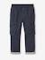 Pantalon battle doublé garçon facile à enfiler bleu nuit+kaki 1 - vertbaudet enfant 