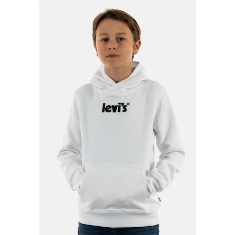 Sweat à Capuche Levi's LVB Logo BLANC 1 - vertbaudet enfant 