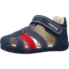 Chaussures-Chaussures fille 23-38-Sandales Enfant Geox Elthan - Bleu - Scratch - Confort exceptionnel