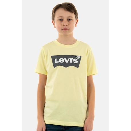 Tee shirt manches courtes levis batwing ecx green JAUNE 1 - vertbaudet enfant 