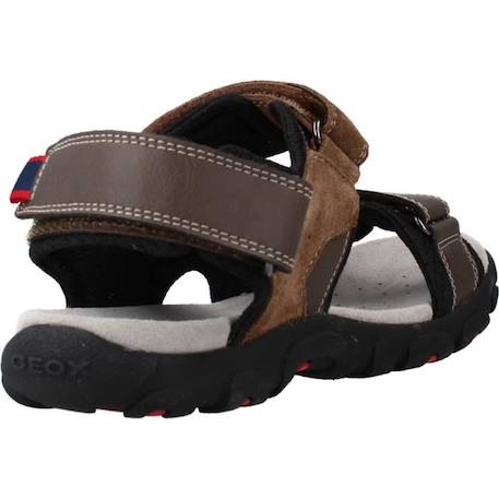 Sandales Enfant Geox Strada - Marque GEOX - Modèle 105691 - Fermeture à scratch - Confort exceptionnel ROUGE 3 - vertbaudet enfant 