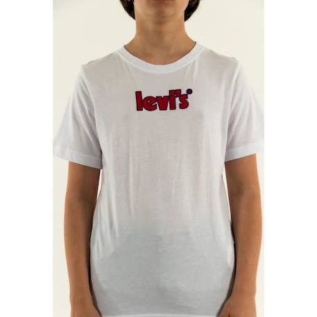 Tee shirt manches courtes levis short sleeve graphic 01 White BLANC 3 - vertbaudet enfant 