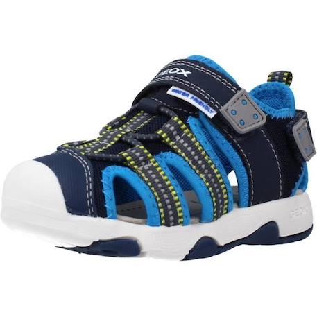 Sandales Enfant - GEOX - Multy - Scratch - Marine/Azur - Confort exceptionnel BLEU 1 - vertbaudet enfant 